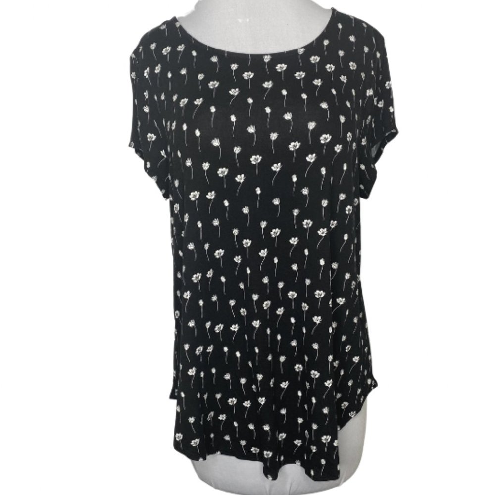 Alfani Floral Short Sleeve Tee  (NWT)